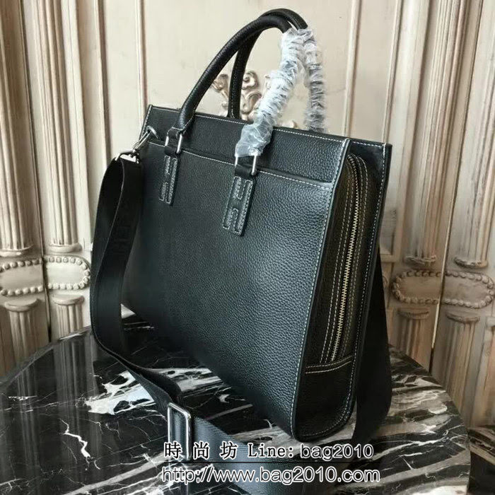 HERMES愛馬仕 最新款 原版牛皮 經典時尚 男士公事包 可手提斜挎 8822-1 JD1218